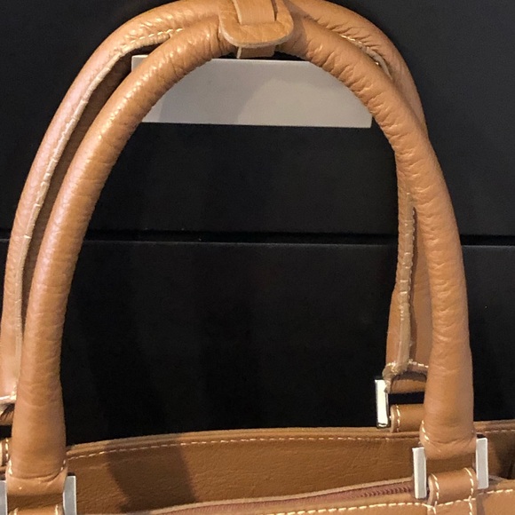 Rossi & Caruso Brown Leather Shoulder Bag - Picture 6 of 7